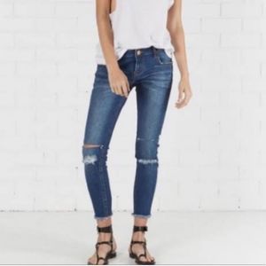 OneTeaspoon Freebirds II Low Waist Stretch Fitted Leg